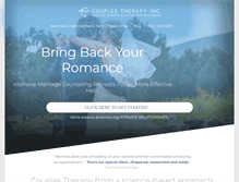 Tablet Screenshot of couplestherapyinc.com
